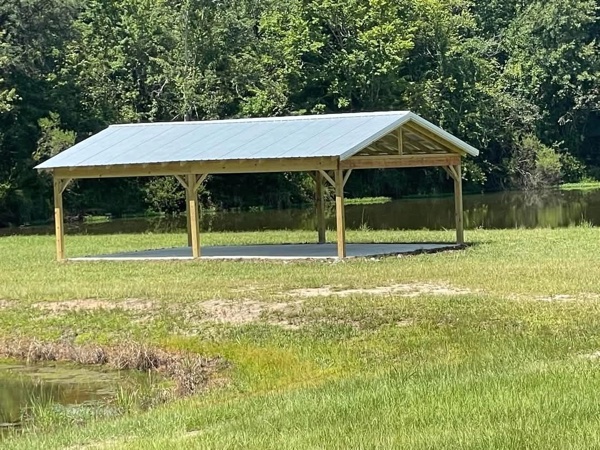 Covered pavilion